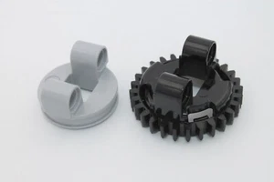 Lego Technic 1x Drehkranz turntable 99009 99010 schwarz black hellgrau gray - Picture 1 of 1