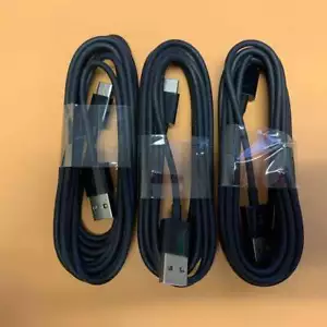 3-Pack 10FT Type C Cable Fast Charging Cord For Samsung Galaxy A10E A20 A51 BLK - Picture 1 of 3