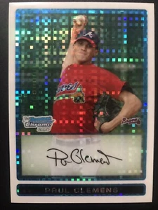 2009 Bowman Chrome Prospects X-Fractor /250 Paul Clemens #BCP168 - Picture 1 of 2