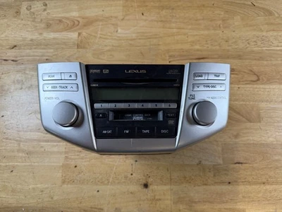 OEM 2006-2008 LEXUS RX400H RX350 tablero frontal radio casete cinta y reproductor de CD Foto 1 de 4