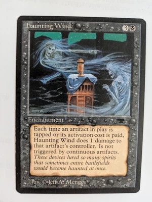 Haunting Wind Antiquities MTG NM Free shipping with tracking - Image 1 of 2