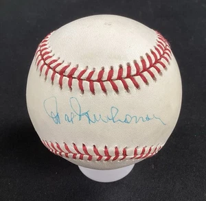 Hal Newhouser Signed Baseball OMLB Cleveland Indians HOF Autograph TPG - Picture 1 of 6