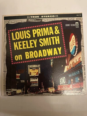 Louis Prima & Keeley Smith on Broadway (vinyl) CXS 110 Great Condition  - Image 1 of 3