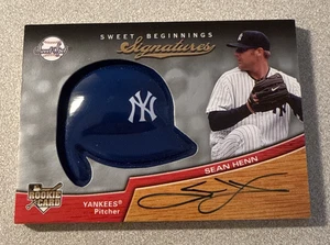 2007 Upper Deck Sweet Spot Sweet Beginnings Signatures RC #141 Sean Henn Yankees - Picture 1 of 4