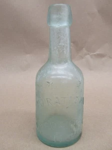 Antike PJ Ratican Bordentown NJ Blob Top grüne Bierflasche 7" - Bild 1 von 7