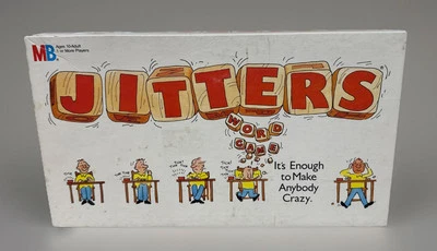 1986 Milton Bradley JITTERS Word Game . 100 % Complete Ages 10 And Up - Image 1 of 2