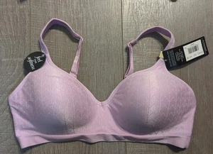 Bali Women's Comfort Revolution Wireless Full-Coverage Bra 40B Purple 3463 NWT - Picture 1 of 11