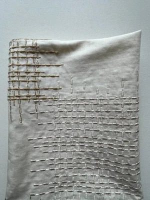 Lee Jofa Threads Ostro Designer  Fabric Remnant 24"x24" - Image 1 of 2