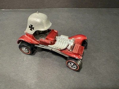 Coche Barón Rojo Hot Wheels Redline 1970 de colección con espiga - Bonito Foto 1 de 4