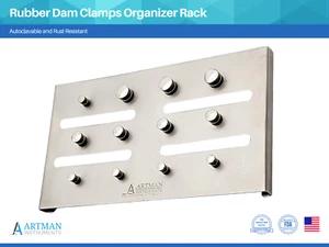 Rubber Dam Clamps Organizer Rack for 12 pcs ARTMAN - Picture 1 of 4