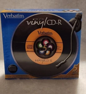 Verbatim 3 Digital Vinyl CD-R 5 Pack-Colors 70MB 80 Min - Bild 1 von 3