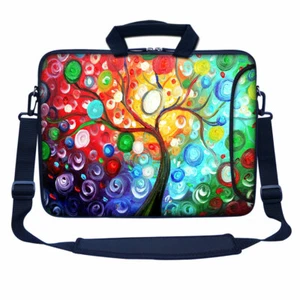 Funda de neopreno para portátil de 17,3" 17" con asa de correa para el hombro de bolsillo 3128 - Imagen 1 de 3