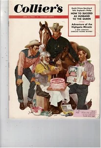 JUNE 6 1953 COLLIER'S MAGAZINE ADVENTURE HIGATE MIRACLE ADRIAN CONAN DOYLE - Picture 1 of 3