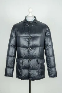 -Mens Herno Lightweight Puffer Navy Jacket Size 48 L - Picture 1 of 10