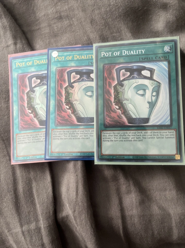 Yugioh! Pot of Duality 2 PRISMATIC ULTIMATE And 1 Platinum Secret RA02-EN057 - Image 1 of 1