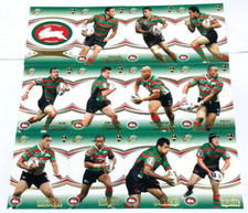 2007 SELECT NRL INVINCIBLE CARD BASE CARD FULL TEAM SET STH SYDNEY RABBITOH (12)