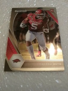 Rakeem Boyd Arkansas 2021 Panini Prizm selecciones del draft RC #152 - Imagen 1 de 4
