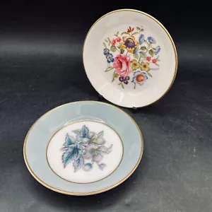 Royal Worcester Small Pin Butter Dish Trinket Trays Woodland Fine Bone China - Picture 1 of 9