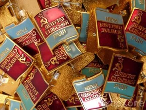 10 x Russian USSR Soviet Military Army Ushanka Party Badges - Picture 1 of 3