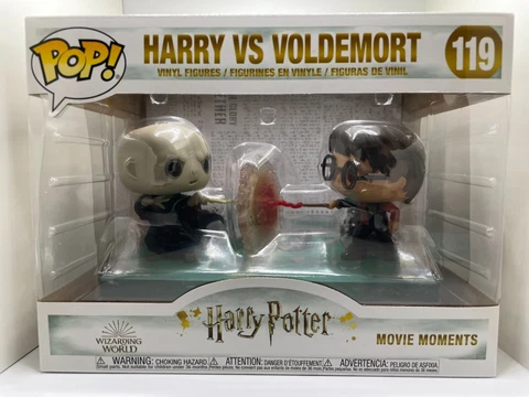 Funko POP! Harry Potter Harry vs. Voldemort #119 Vinyl Figure Movie Moments Cover