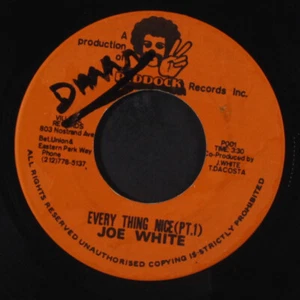 JOE WHITE: every thing nice / pt. 2 Paddock Records Inc 7" Single 45 RPM - Picture 1 of 2