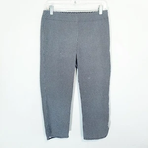Pantalones capri Talbots para mujer talla 2P Petites azul estampado velero Heritage elásticos - Imagen 1 de 14