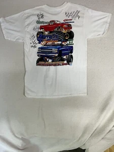 Camiseta De Colección 2003 4 Ruedas Jamboree Nat Springfield MO Firmada por Pilotos Talla L - Imagen 1 de 8