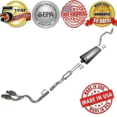 Sistema completo de escape silenciador y convertidores para Jeep Grand Cherokee 4,0 L 02-04 Foto 1 de 4