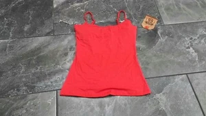 NWT ROUTE 66 WOMENS CAMI SHELF BRA RED ORANGE XS S M L XL - Picture 1 of 1