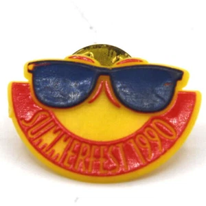 Occhiali da sole SUMMERFEST 1990 spilla cool vintage - Foto 1 di 2