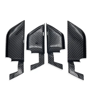 4x Carbon Fiber Car Inner Door Handle Bowl Cover Trim For Honda Accord 2018-2021 - Picture 1 of 7