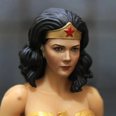 1/12 Custom DC Universe Wonder Woman Lynda Carter Head Sculpt Cover