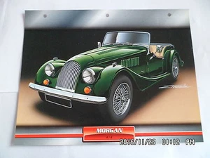 CARTE FICHE VOITURES D'EXCEPTION MORGAN 4/4 - Imagen 1 de 1