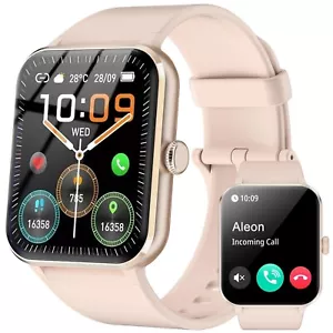 2025 Smart Watch For Men/Women, Waterproof Smartwatch Bluetooth iPhone Samsung - Picture 1 of 13