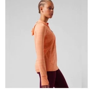 Athleta Pacifica Illume UPF Relaxed Jacke Damen XS Orange Neu mit Etikett - Bild 1 von 5