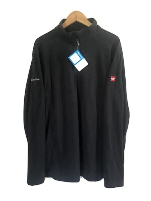 Pullover de microfleece Columbia para hombre 1/2 cremallera negro XXXL nuevo con etiquetas Foto 1 de 4