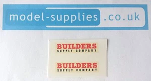 Matchbox 60A Morris Pick Up Builders Repro Waterslide Transfers Set Black Letter - Picture 1 of 1