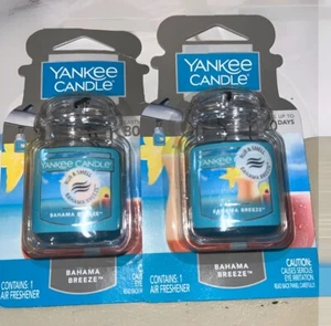 Yankee Candle 2x BAHAMA BREEZE Frascos de Coche Aroma Ultimate Ambientador Lote de 2 - Imagen 1 de 4