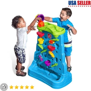 Water Play Discovery Wall Plastic Water Table Toddlers Unisex 13-piece Waterfall - Picture 1 of 9