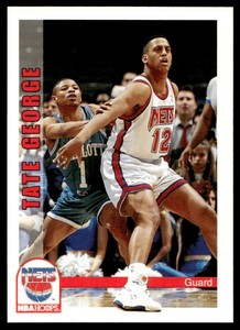 1992-93 Hoops Tate George New Jersey Nets #428