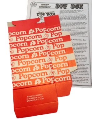 Tommy Windsor POPCORN DYE BOX Magic Trick Clown Silk Change Bag Soap Utility   - Image 1 of 4