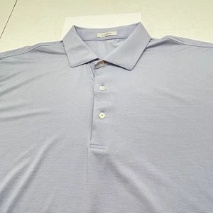 Oliver Ridley Men's Golf Shirt - Blue Striped - Size 2XL - EUC - Picture 1 of 9
