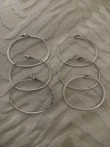 James Avery gehämmert verbunden ineinandergreifende Sterling .925 Armreif Armbänder - Bild 1 von 3