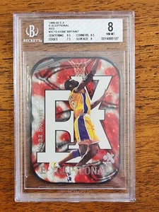 Skybox E-X E-Xceptional 1999 rosso fustellato Kobe Bryant #XC10 BGS 8 NM-MT - Foto 1 di 2