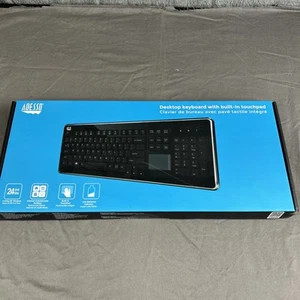 Adesso Slimtouch Wkb-4400ub Keyboard - Wireless Rf - Usb - 104 X Key - Qwerty - - Picture 1 of 15