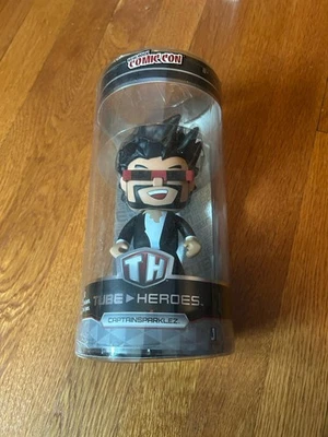 Jazwares Tube Heroes Captain Sparklez Action Figure Comic Con New Sealed - Image 1 of 2