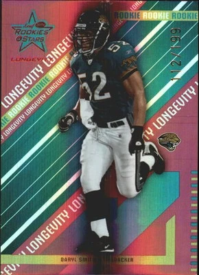 2004 Leaf Rookies and Stars Longevity Ruby #142 Daryl Smith /199 FB - Image 1 of 2