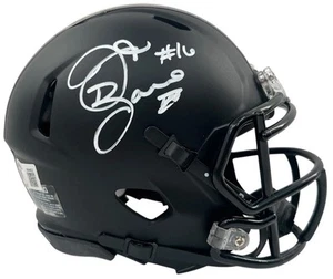 JT Barrett Signed Satin Black Alternate Mini Helmet Beckett BAS Witnessed - Picture 1 of 8