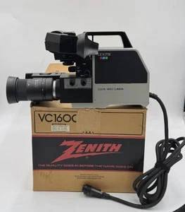 Vintage Zenith Color Video Camera Model VC1600 w/box- Untested - Photo 1 sur 14