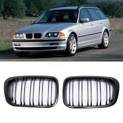 Fit For BMW E46 318I 320I 325I 330I 1999-2001 Sport Front Kidney Grille Grills Foto 1 de 4